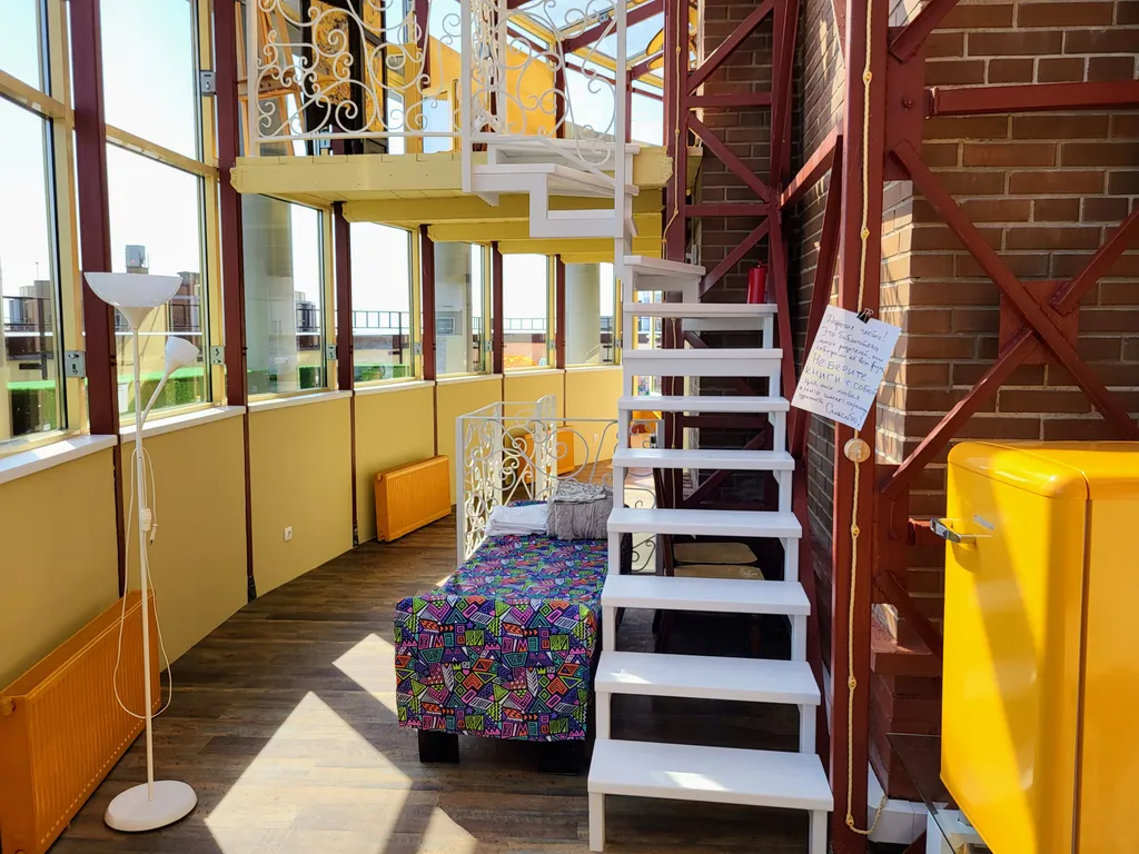 Квартира Квартира Трёхэтажный мезонин над крышами Питера — Санкт-Петербург