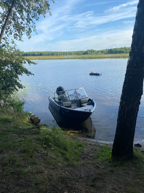 Уютный домик в лесу около реки
