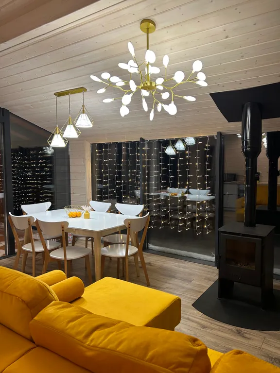 Туя пик Дом в Сорочанах с камином и баней на дровах