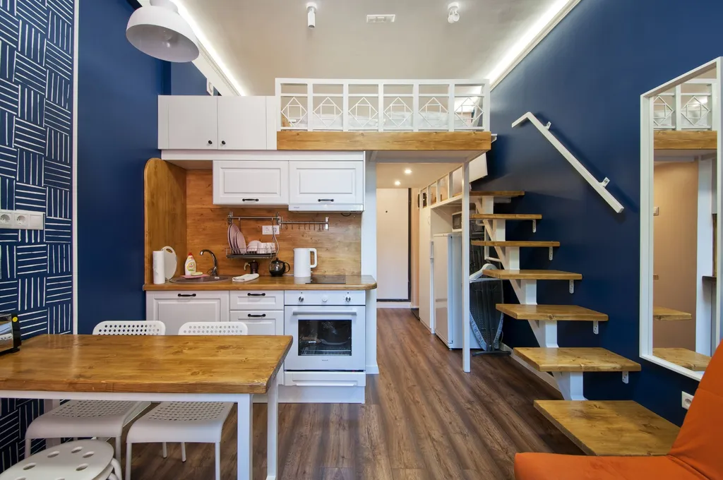 Квартира Квартира Двухэтажный Loft с джакузи — Москва