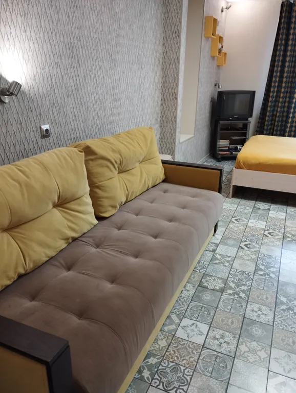 Однушка в лёгком лофте в современном апарт- отеле на въезде в город