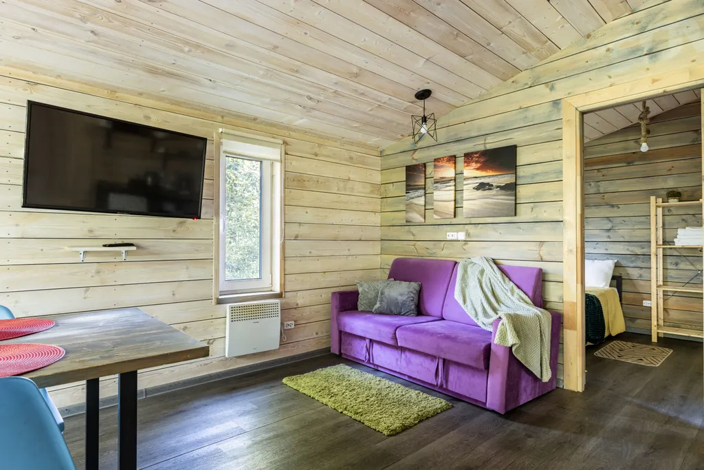 Дом в скандинавском стиле у озера Кипень на 6 гостей