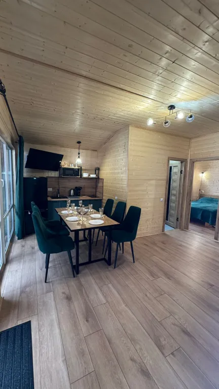 Коттедж Шале одноэтажное с видом на горы и лес — Архыз