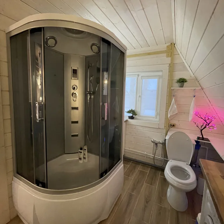 Уютный коттедж в стиле A-Frame