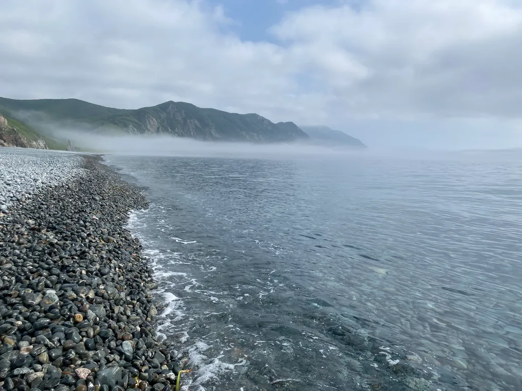 Уютная студия с дизайнерским ремонтом с видом на море и остров Петров