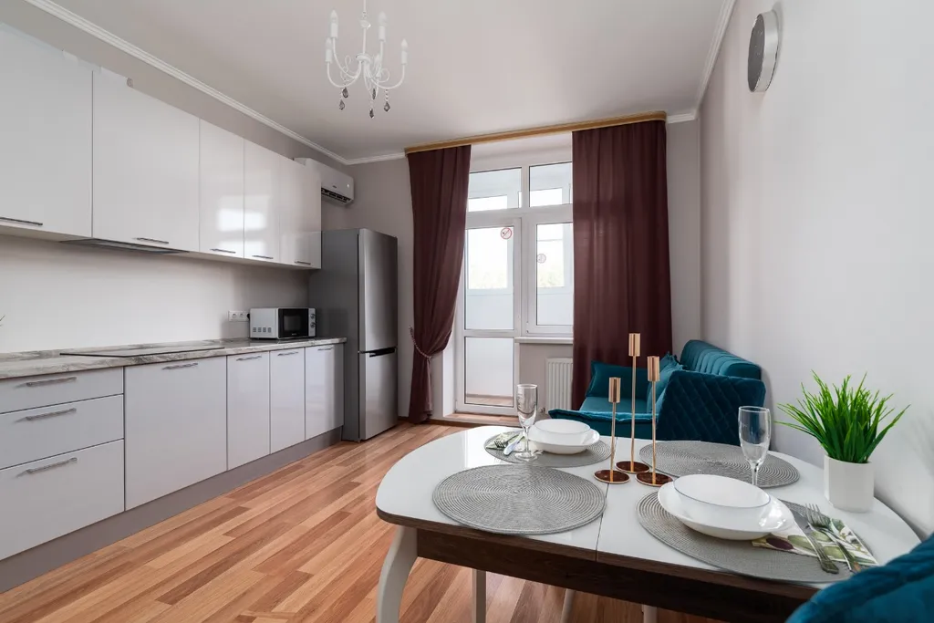 Квартира Квартира Евротрешка с видом на стадион — Краснодар