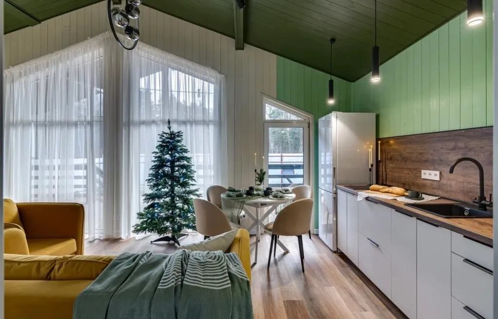 Новый дом с сауной сосна