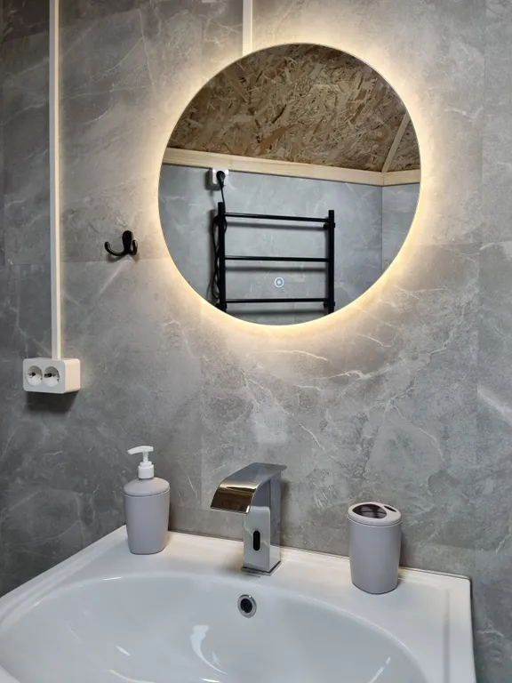 Комфортабельная юрта с панорамным окном, холодильником и микроволновко