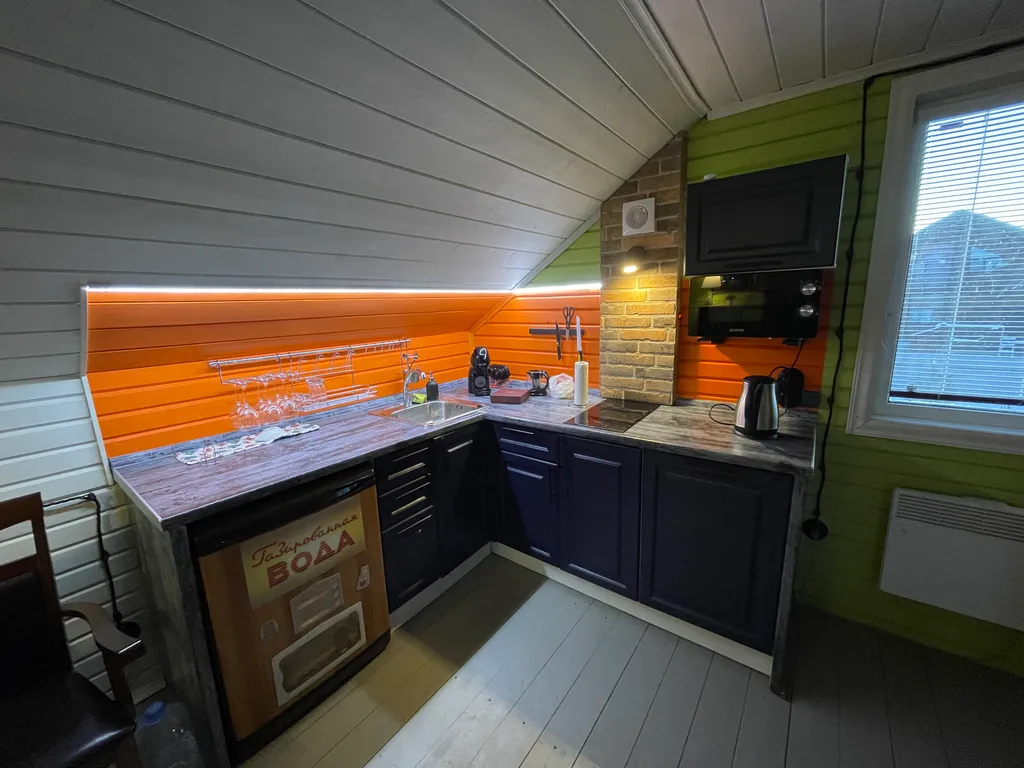 Деревянный домик со spa зоной