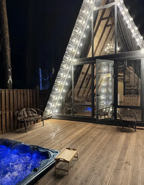 Коттедж Shale A-travel 2A-frame домик с джакузи на 4 человек — аренда посуточно в Терскол