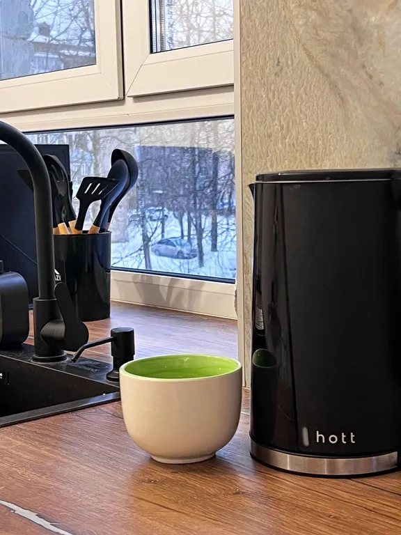 Современная студия в тихом районе, с отличным ремонтом