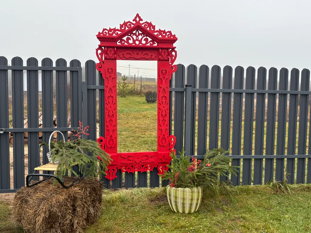 Видовой а-фрейм на берегу реки Нерль