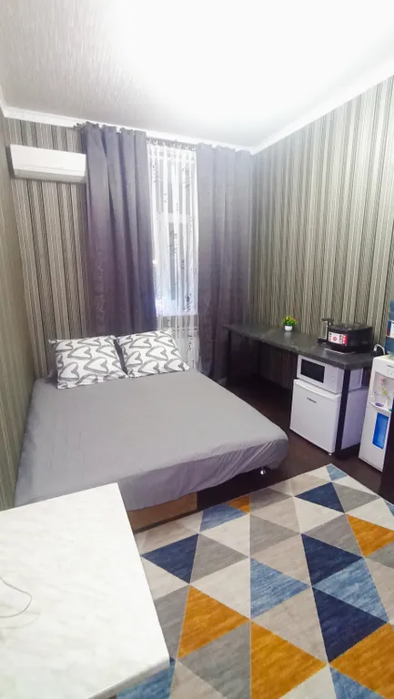 Уютное жилье без кухни в центре с кондиционером