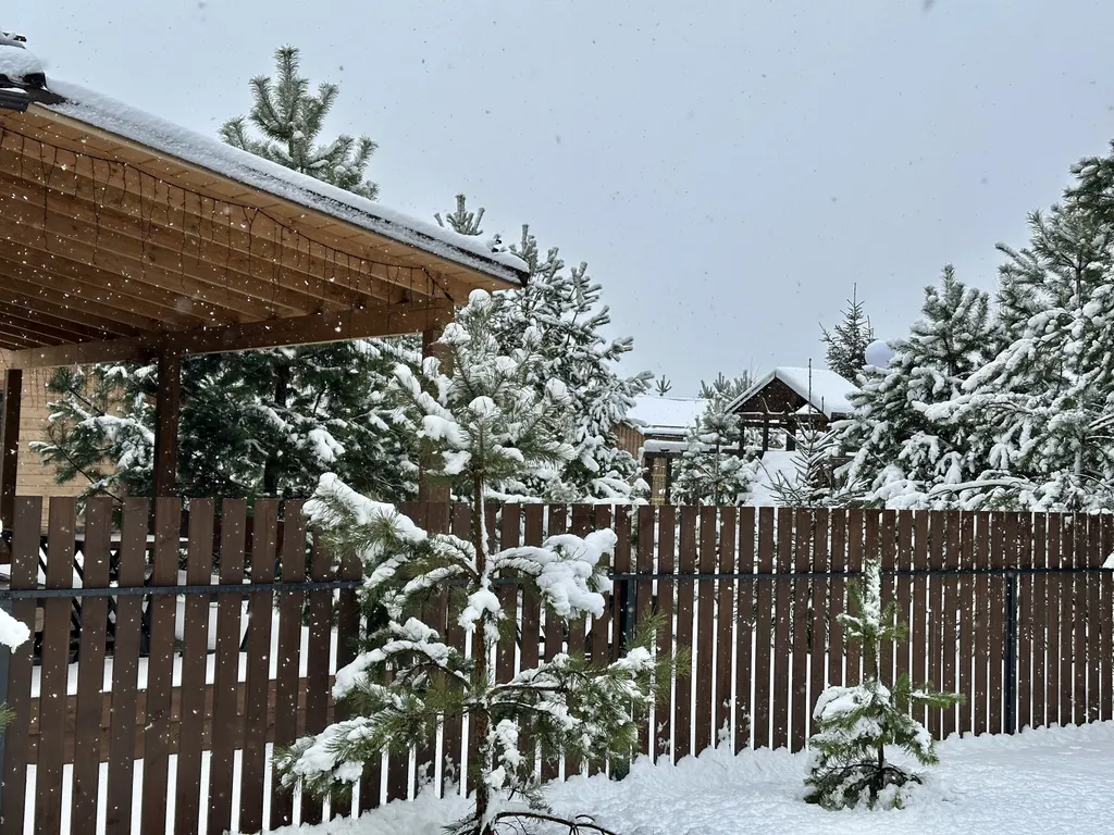 Трёхкомнатный коттедж в лесу у пруда