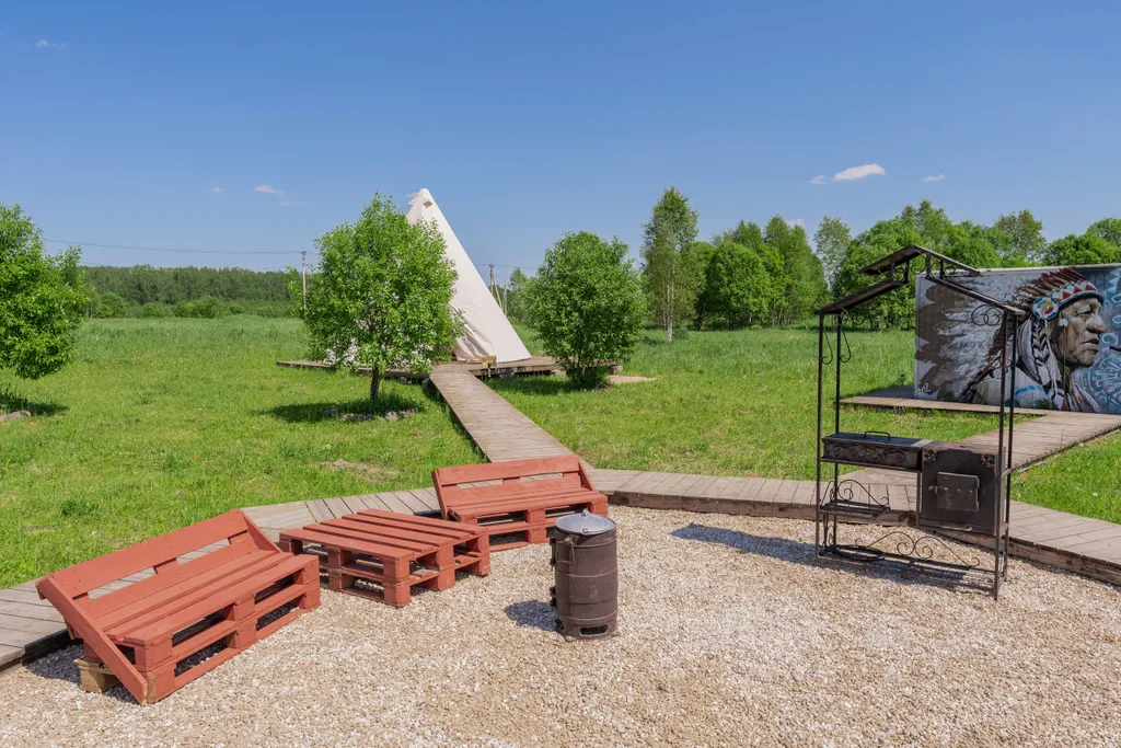 Коттедж Коттедж Юрта Ретрит с баней — Можайск