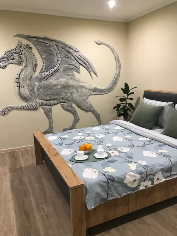 Уютная квартира с видом на горы