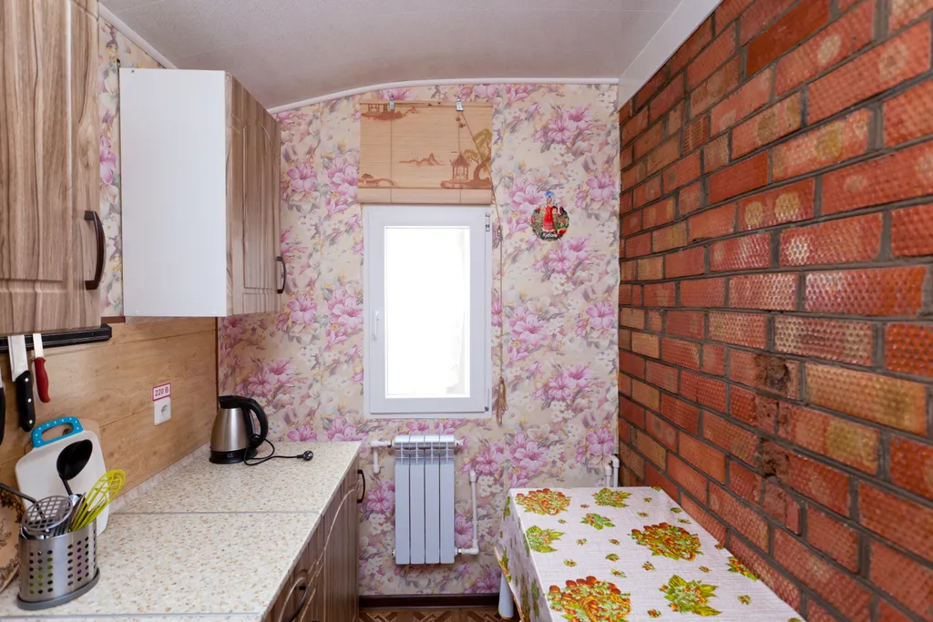 Уютная комната с кухней