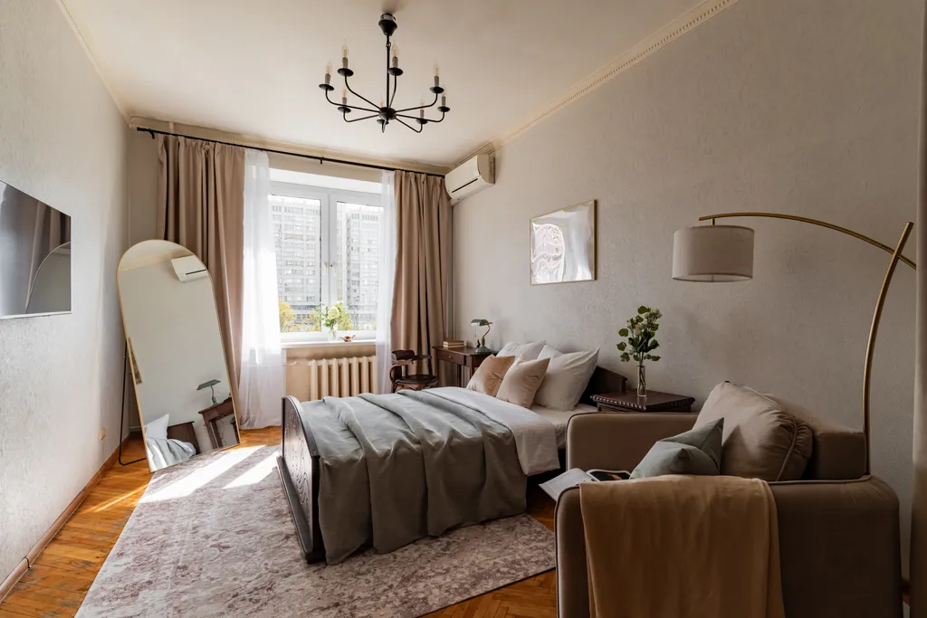 Квартира Эстетичные апартаменты с французским балконом у Садового — Москва