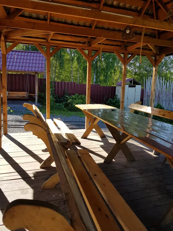 Дом с баней и чаном