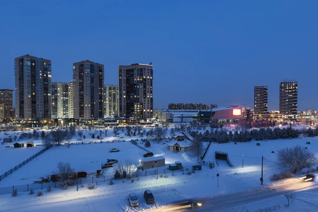 Квартира 1-к. квартира "Материк" напротив парка Сады мечты и Сибирью — Красноярск