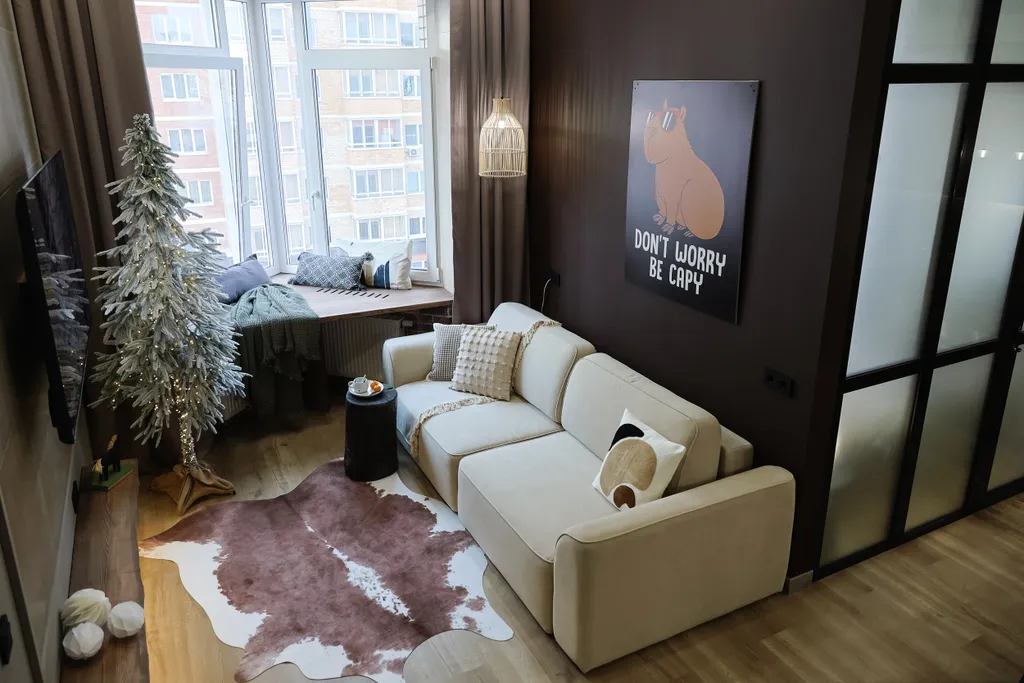 Двухуровневая квартира Капибара с видом на закат