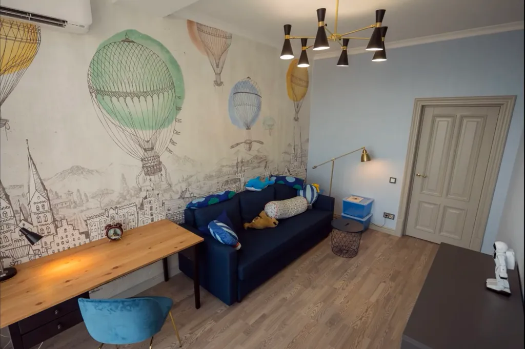 Дизайнерская большая квартира на берегу моря