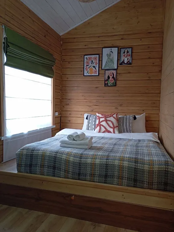 Дом из бруса с русской баней