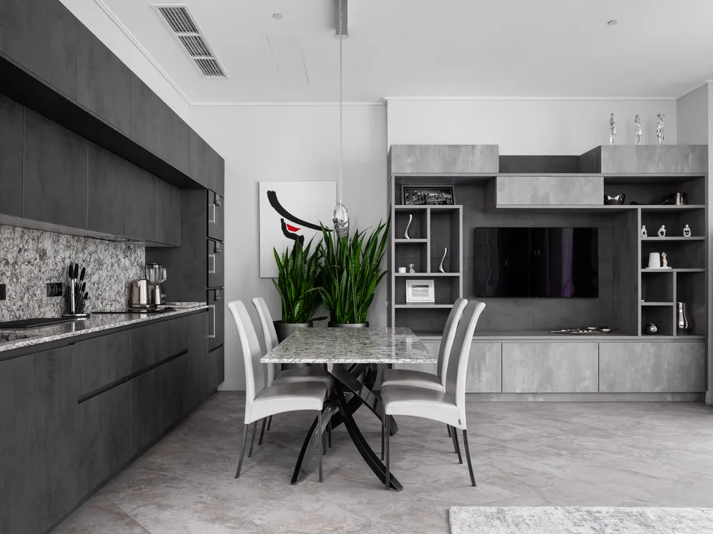 Стильный угловой апартамент в Neva Towers