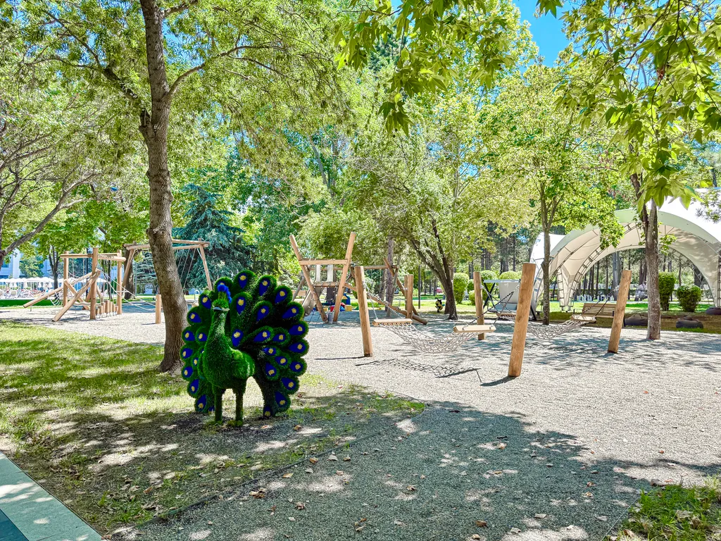 Квартира Квартира Студия в апарт-отеле с бассейном, собственным песчаным пляжем, парком — Анапа