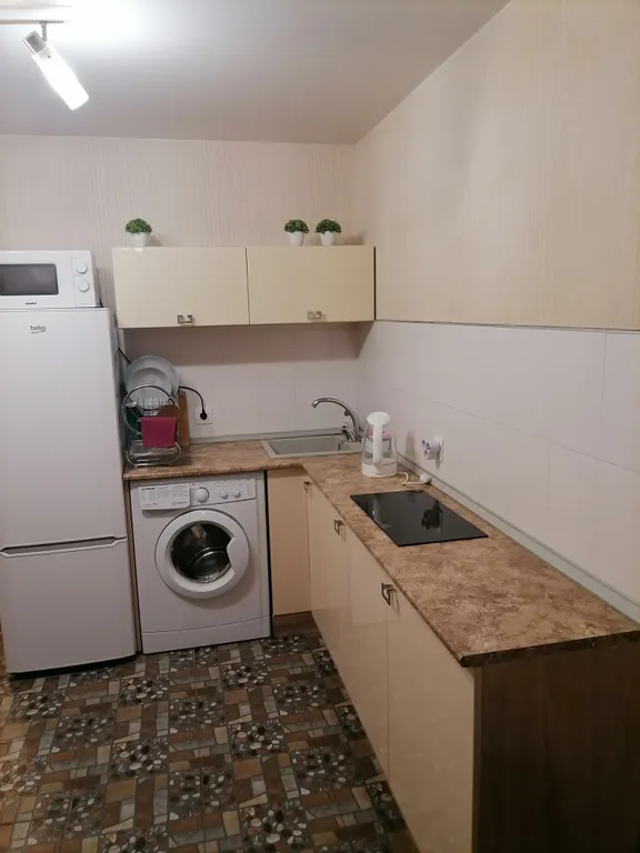 Уютная студия в центре города в стиле Мостовая