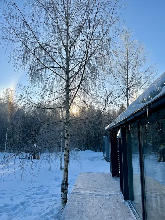 Цветочный домик с камином