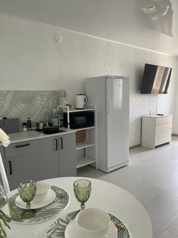 Уютная студия с видом на горы