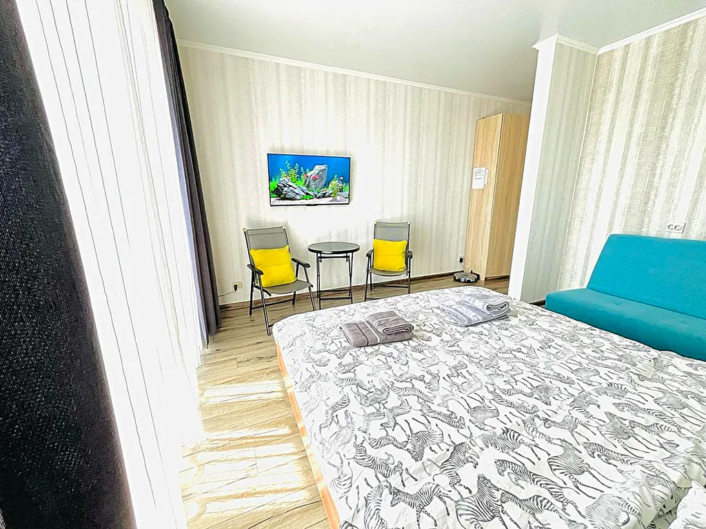 Квартира Квартира Уютная студия с панорамным видом на город — Красноярск