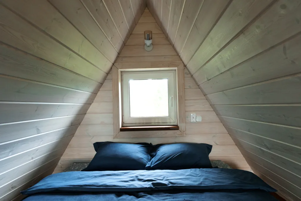 Papino village blue домик рядом с водопадом и лесом