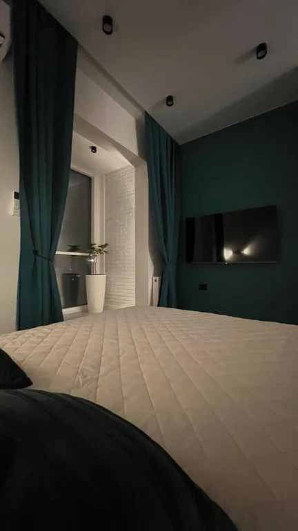 Новая студия с видом на море и дизайнерским ремонтом