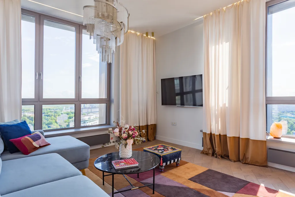 Видовая 3-комнатная квартира в комплексе Премиум класса