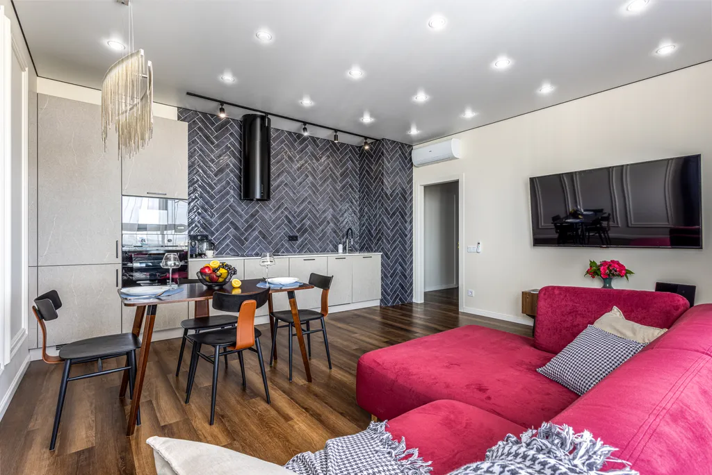 Квартира Квартира Бархат — стильный апартамент бизнес-класса рядом с метро Варшавская — Москва