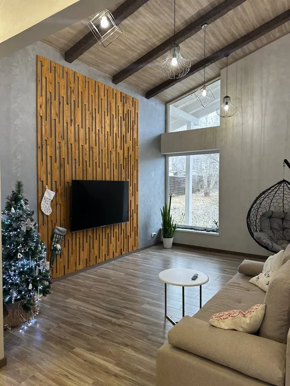 Уютный сканди коттедж с сауной — аренда посуточно в Заокский