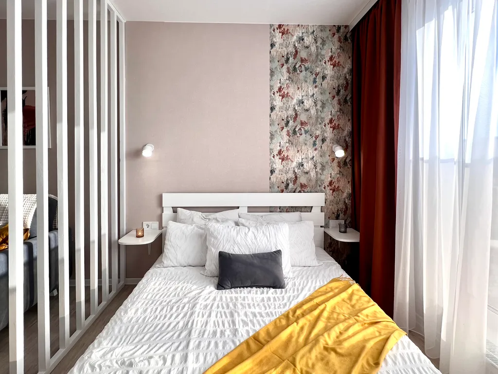 Стильная студия в стиле модерн вблизи парка Челюскинцев