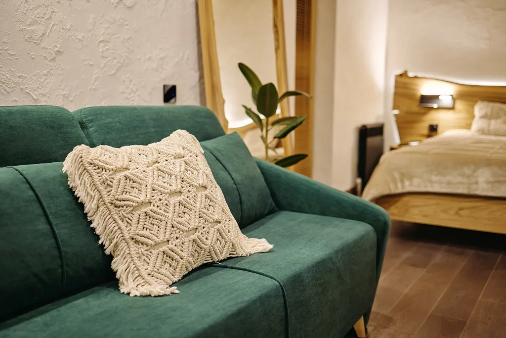 Студия Воздух с классной кухней в гостевом доме Пентакли в Красной Поляне