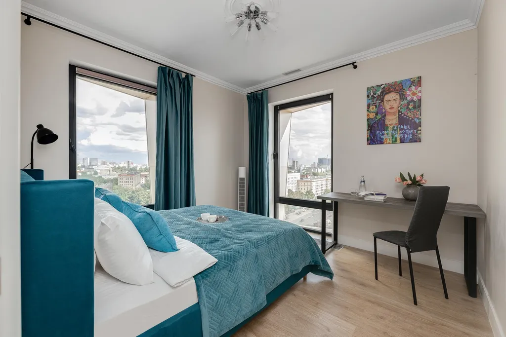 Квартира Квартира Апартамент Metro Suite с панорамным видом в небоскребе бизнес-класса — Москва