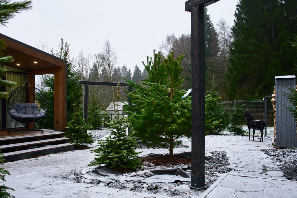 Дом у леса на участке 7 соток