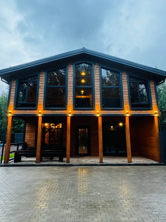 Домик в лесу с русской баней