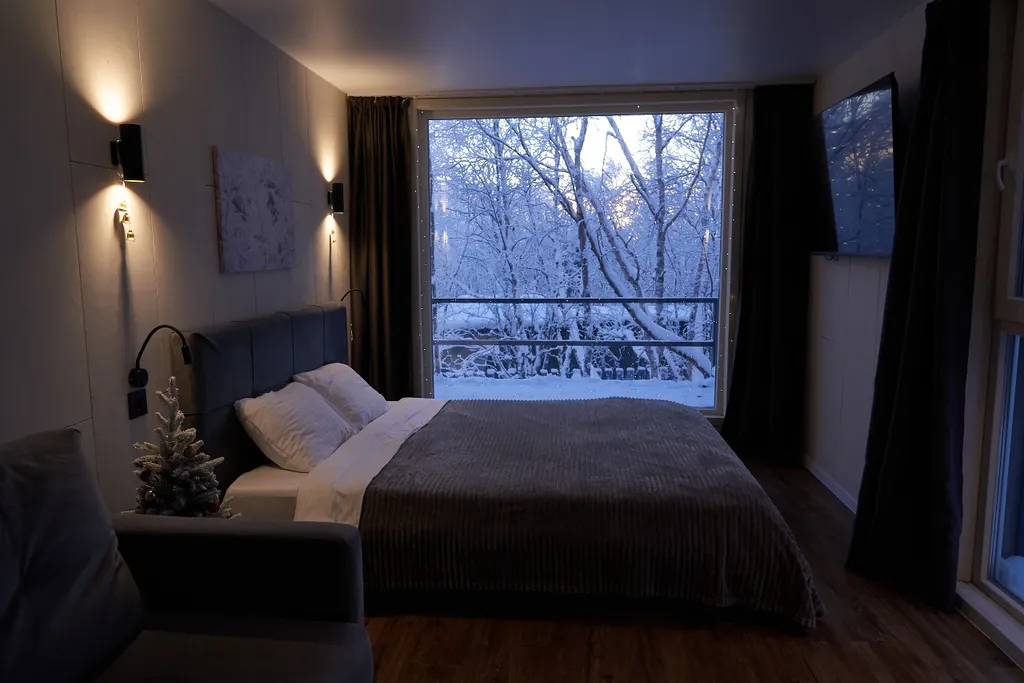 Уютный домик с купелью и баней на дровах однокомнатный