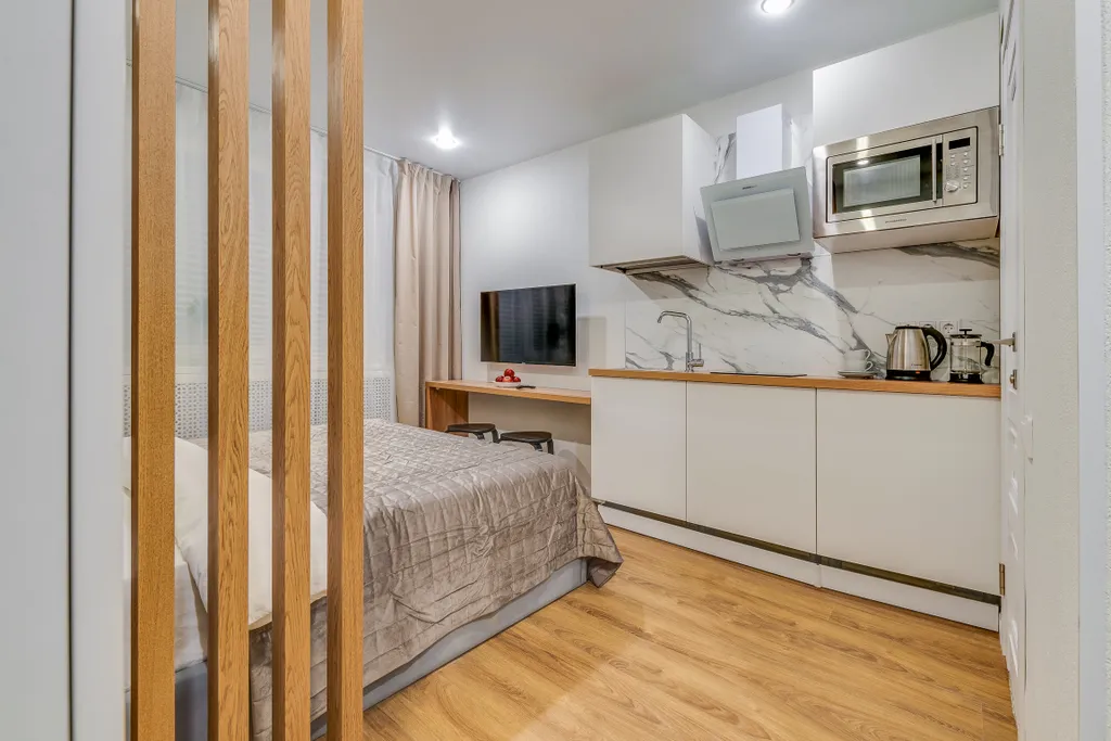 Квартира Стильные апартаменты у метро Комендантский проспект — Санкт-Петербург