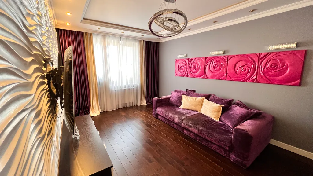 Квартира Шикарная квартира, рядом центр, метро Коломенская Остров Мечты. — Москва