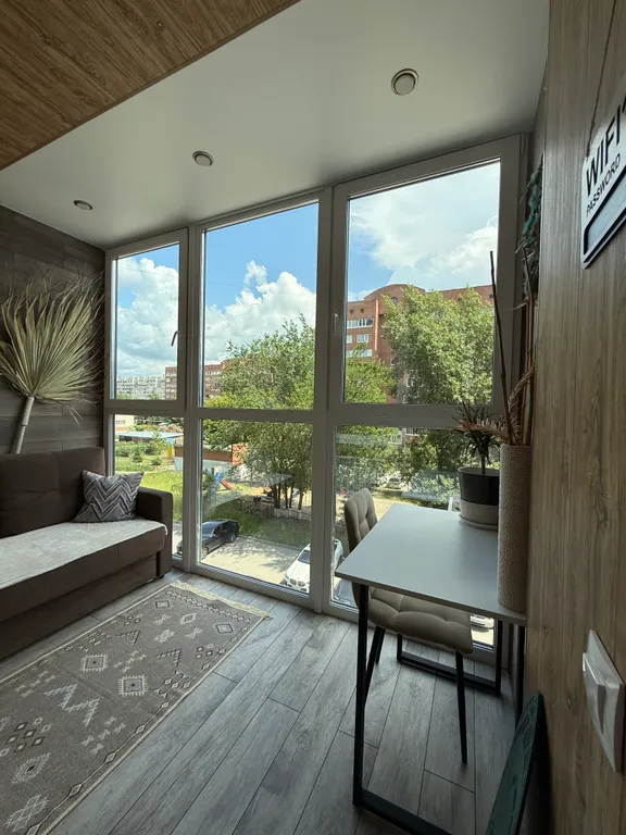 Уютная студия рядом с лесом