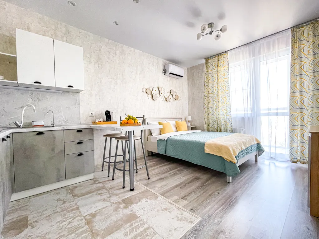 Уютная студия с видом на бухту и море