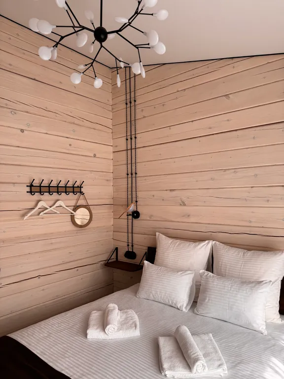 Новый гостевой дом Mountain harbor с видом на горы