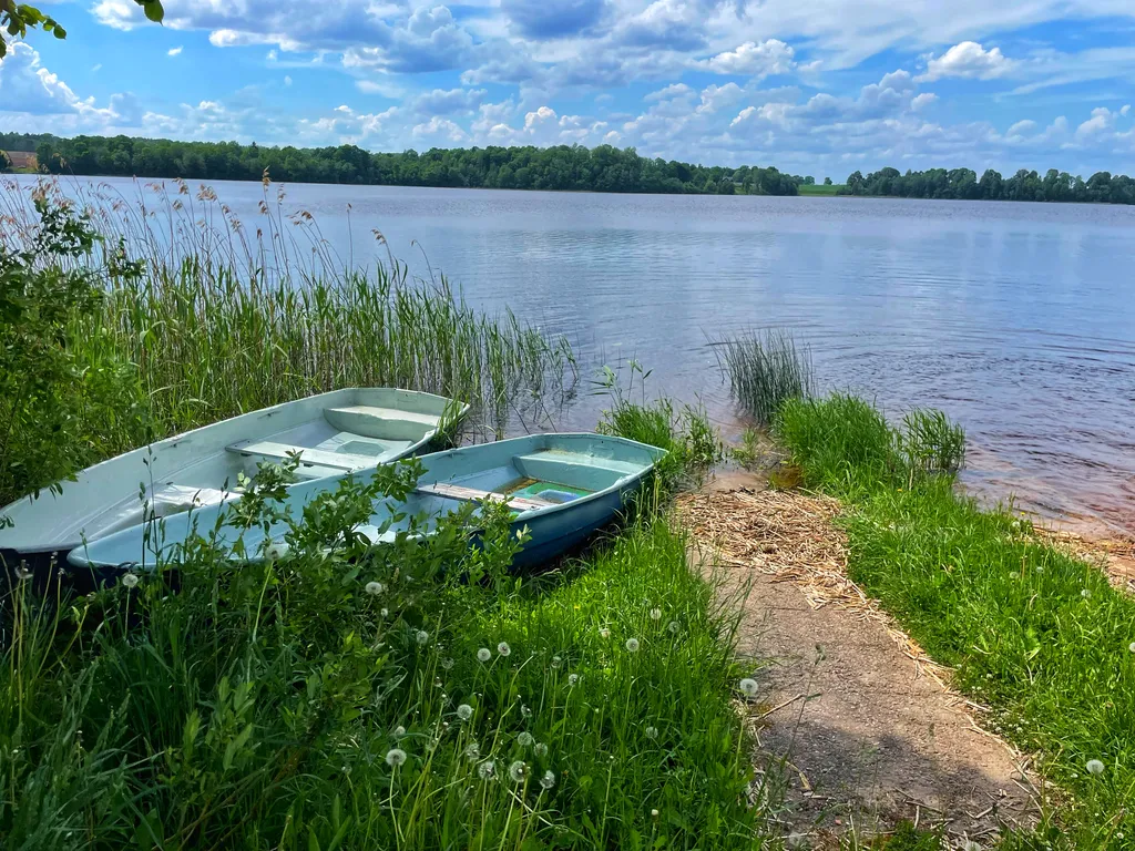 Коттедж Уютный коттедж с видом на озеро Врево — Володарское
